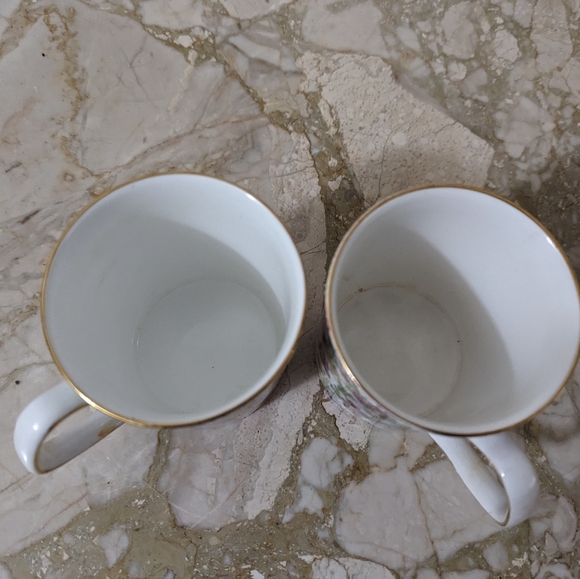 Vintage ENGLAND / Taylor & Kent / Elizabethan Chintz Cup Set of 2 - Picture 5 of 7